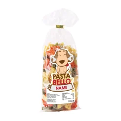 Pasta Bello - Nudeln in Hundeform mit Ihrem Wunschnamen