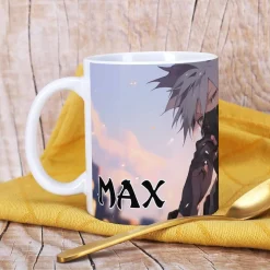 Persönliche Anime-Tasse mit Lieblingsfigur und Wunschname