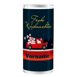 Persönliche Bierdose - Frohe Weihnachten mit Name