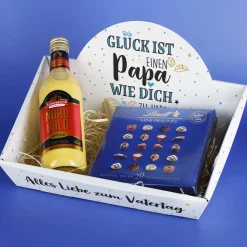 Persönlicher Geschenkkorb für den besten Papa - mit verschiedenen Füllungen