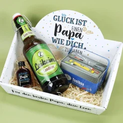 Persönlicher Geschenkkorb für den besten Papa - mit verschiedenen Füllungen