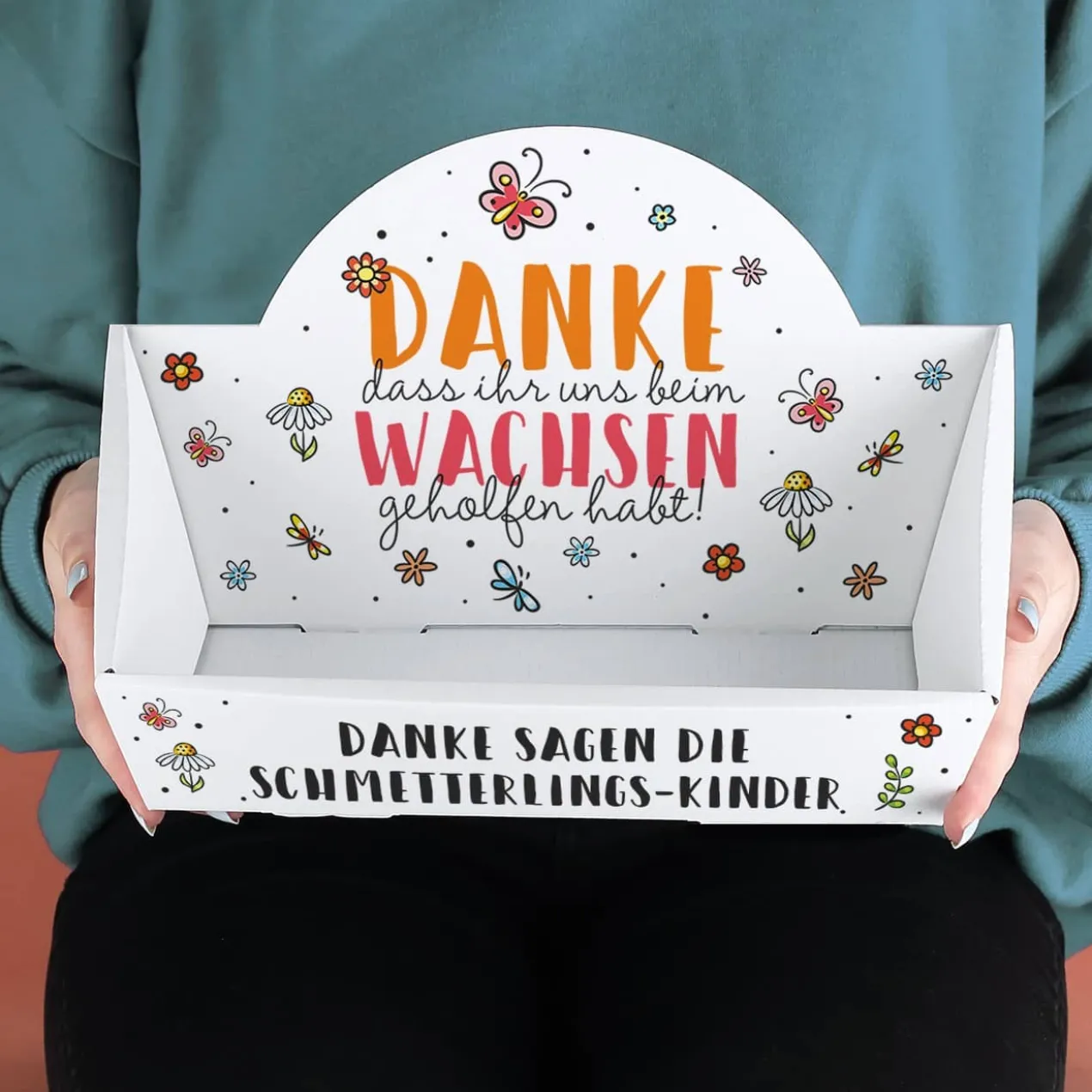 Persönlicher Geschenkkorb für Erzieher oder Lehrer