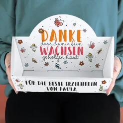 Persönlicher Geschenkkorb für Erzieher oder Lehrer