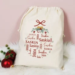 Persönlicher Nikolaussack - Weihnachtssack mit Name bedruckt