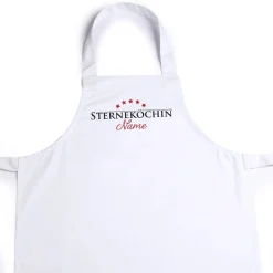 Persönliche Schürze für die Sterneköchin