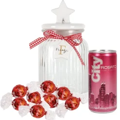 Persönliches Geschenkset für Frauen in hübscher Glasdose