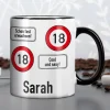 Persönliche Tasse - Achtung 18