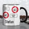 Persönliche Tasse - Achtung 40