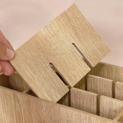 Personalisierbare clipfritz Stiftebox aus Holz für Kinder | Organizer als Geschenk zur Einschulung