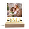 Personalisierbare LED-Lampe für Oma mit eigenem Foto | Motiv OMA