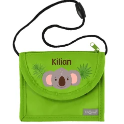 Personalisierbarer Koala Brustbeutel mit Name | Geschenk für Jungen | Farbauswahl