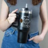Personalisierbarer XXL Thermobecher für Kaffee mit lustigem Spruch | 1,2 Liter Cup
