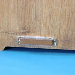 Personalisierbares clipfritz Katzenhaus aus Holz mit Fenster & Kissen | Geschenk für Katzen