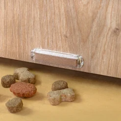 Personalisierbares clipfritz Katzenhaus mit Futterstation | Holz Haus mit Name für Katzen