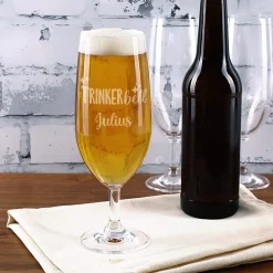 Personalisierbares Geschenkset 'Trinkerbell' mit Bier, Glas & Geschenkbox | 3 Biersorten