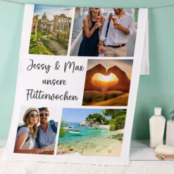 Personalisierbares Handtuch mit eigenen Fotos und Wunschtext | 3 Größen