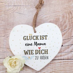 Personalisierbares Holzherz – Geschenk mit Wunschtext für besondere Menschen