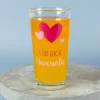 Personalisierbares Trinkglas mit Herz-Motiv | 380 ml Glas von Ritzenhoff & Breker