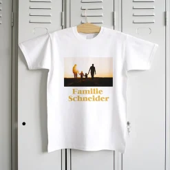 Personalisierbares T-Shirt für Männer mit Foto & Text | Weiß