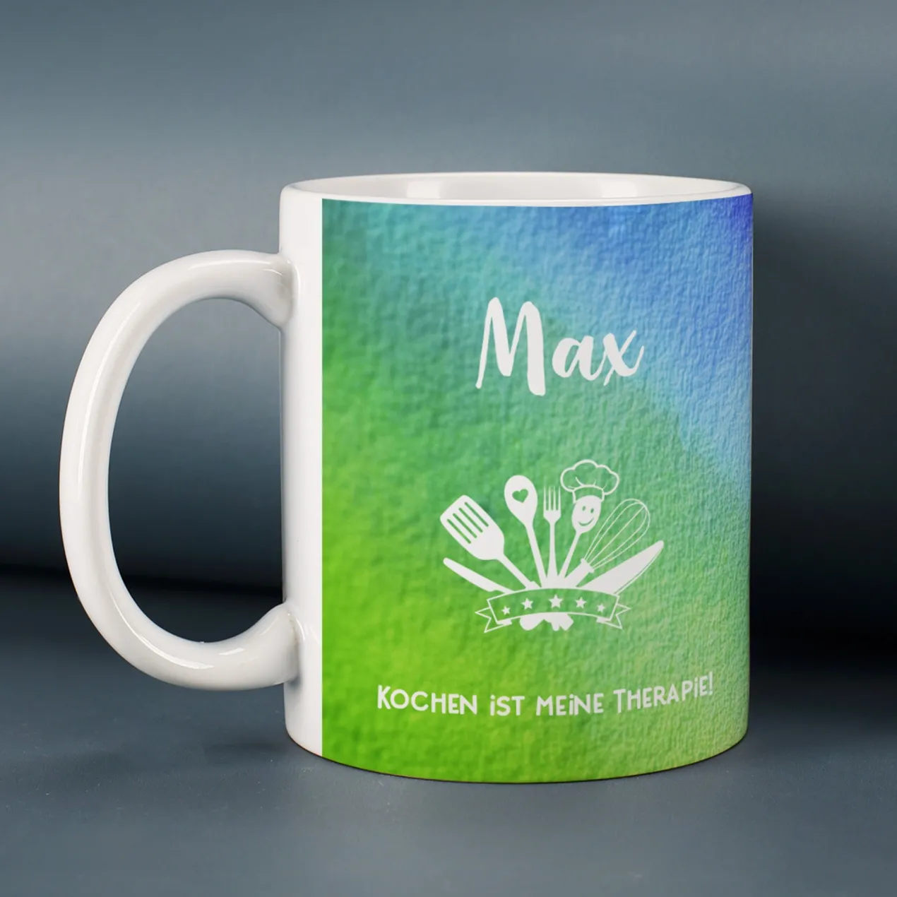Personalisierbare Tasse mit Name & Text | Hobby-Motive