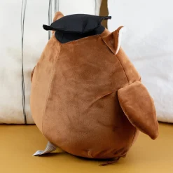 Personalisierte Abi-Eule 'Viel Glück' mit Wunschtext | Kuscheltier zum Schulabschluss & Abitur