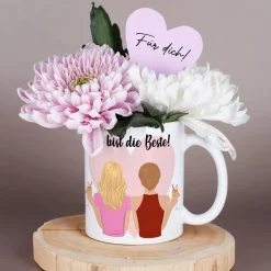 Personalisierte Beste Freundinnen Tasse als einzigartiges Geschenk
