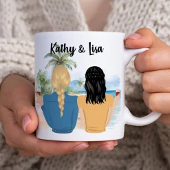 Personalisierte Beste Freundinnen Tasse als einzigartiges Geschenk