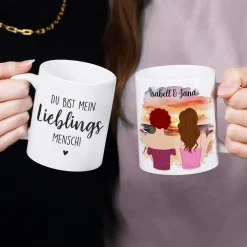 Personalisierte Beste Freundinnen Tasse als einzigartiges Geschenk