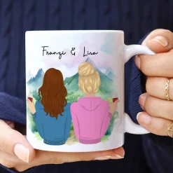 Personalisierte Beste Freundinnen Tasse als einzigartiges Geschenk