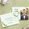 Personalisierte Danksagungskarte mit Foto & Ichthys Fisch | Taufe, Kommunion & Konfirmation