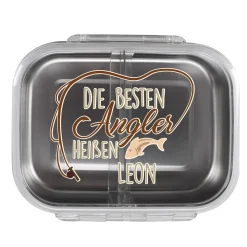 Personalisierte Edelstahl Brotdose für Angler | Die besten Angler | Lunchbox