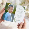 Personalisierte Einladungskarte mit Fotos & Ichthys | Klappkarte zur Taufe, Kommunion & Konfirmation