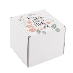 Personalisierte Geschenkbox mit Name & Spruch | Wie schön, dass es dich gibt