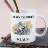 Personalisierte Keramiktasse mit Cruiser & Chopper Bike Motiven | Geschenk für Motorradfahrer