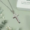 Personalisierte Kreuzkette mit Geschenkbox zur Taufe, Kommunion, Konfirmation oder Firmung | Ichthys