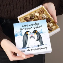 Personalisierte Lindt Pralinenbox 'Lass uns das für immer machen' | Geschenk zum Valentinstag