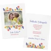 Personalisierte Osterkarte mit Foto & Wunschtext | Grußkarte zu Ostern mit Blumenmotiv Aquarell-Stil