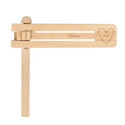 Personalisierte Ratsche aus Holz zur Hochzeit mit Namen und Datum | Gastgeschenk zur Hochzeit