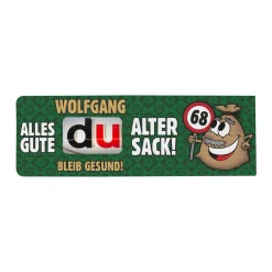 Personalisierter duplo Riegel zum Geburtstag | Alter Sack | Schokoriegel als Geschenk für Männer