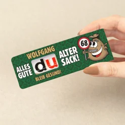 Personalisierter duplo Riegel zum Geburtstag | Alter Sack | Schokoriegel als Geschenk für Männer