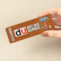 Personalisierter duplo Riegel als Geschenk für Männer | Schokoriegel mit Name zu Vatertag
