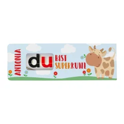 Personalisierter duplo Riegel als Geschenk für Kinder | SuperKUHL | Schokoriegel mit Name