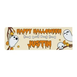 Personalisierter duplo Riegel als Geschenk zu Halloween | Schokoriegel mit Name 'Happy Halloween'