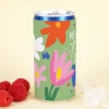 Personalisierter Frohsecco mit Name zu Ostern | 200 ml Secco in Dose mit Hasen- & Blumenmotiv