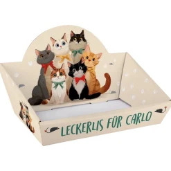 Personalisierter Geschenkkorb für Katzen & Tierbesitzer mit Wunschtext | Geschenkverpackung in 2 Größen