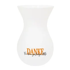 Personalisierte Ritzenhoff Vase als Dankeschön mit eigenem Text | 3 Farben zur Auswahl