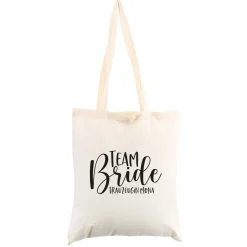 Personalisierter Jutebeutel „Team Bride“ – Perfekt für Junggesellinnenabschied & Hochzeit