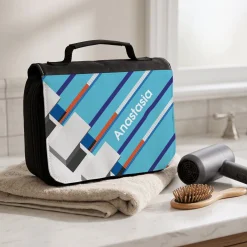 Personalisierter Kulturbeutel für Schwimmer | Schwimmsport Waschtasche zum Aufhängen