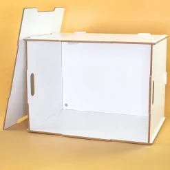 Personalisierte Rollbox aus Holz mit Bären-Motiv von clipfritz | Spielzeugkiste für Kinder mit Name