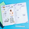 Personalisierter Stickerbogen mit Dino-Motiven & 10 Fotos | Aufkleber für Schule, Kita, Freundebuch